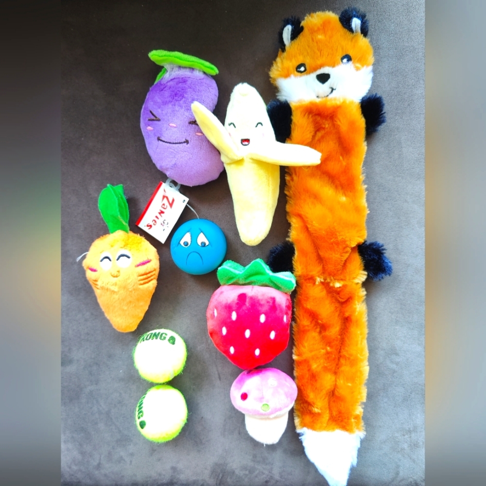 NEW: 9 Piece Set of Puppy Toys
